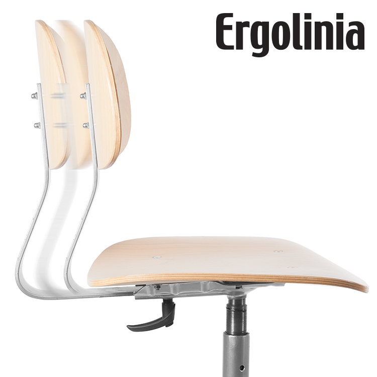 Ergolinia Evo 4 sedia industriale per sartoria - immagine 2