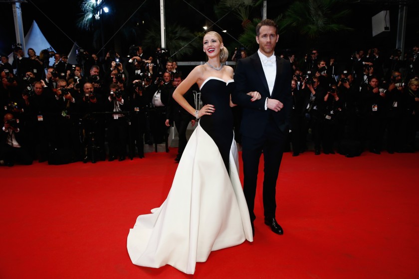 Blake Lively e Ryan Reynolds in Gucci Festival del Cinema di Cannes