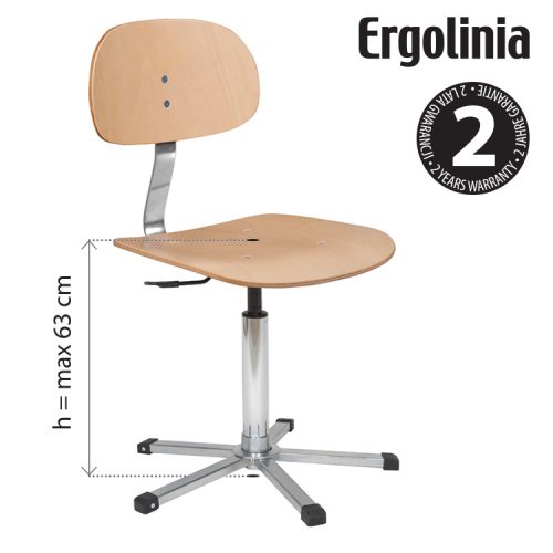 Ergolinia Evo 4 sedia industriale per sartoria
